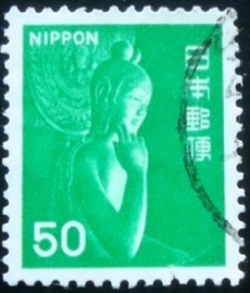 Selo postal do Japão de 1976 Nyoirin Kannon
