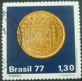 Selo Postal Comemorativo do Brasil de 1977 - C 1004 U