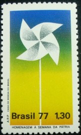 Selo Postal Comemorativo do Brasil de 1977 - C 1005 M