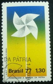 Selo Postal Comemorativo do Brasil de 1977 - C 1005 MCC