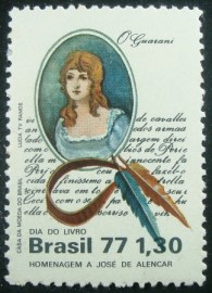 Selo Postal Comemorativo do Brasil de 1977 - C 1011 M