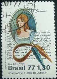 Selo Postal Comemorativo do Brasil de 1977 - C 1011 M1D