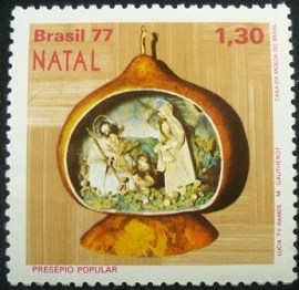Selo Postal Comemorativo do Brasil de 1977 - C 1013 M
