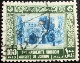 Selo postal da Jordânia de 1962 Al-Aqsa Mosque