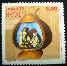 Selo Postal Comemorativo do Brasil de 1977 - C 1015 M