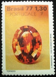 Selo Postal Comemorativo do Brasil de 1977 - C 1016 M