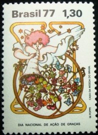 Selo Postal Comemorativo do Brasil de 1977 - C 1019 M