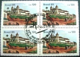 Quadra postal do Brasil de 1985 Emilio Rouede