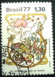 Selo Postal Comemorativo do Brasil de 1977 - C 1019 N1D