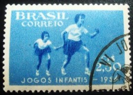 Selo postal comemorativo do Brasil de 1956 - C  376 NCC
