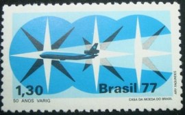 Selo Postal Comemorativo do Brasil de 1977 - C 1023 M