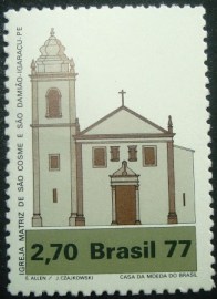 Selo Postal Comemorativo do Brasil de 1977 - C 1024 M
