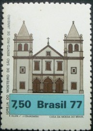 Selo Postal Comemorativo do Brasil de 1977 - C 1025 M