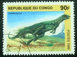 Selo postal do Congo de 1999 Lesothosaurus