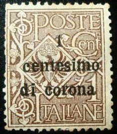 Selo postal da Itália de 1919 General Issue 1