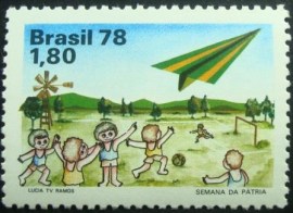 Selo comemorativo do Brasil de 1978 - C 1049 M