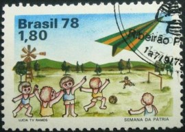 Selo comemorativo do Brasil de 1978 - C 1049 MCC