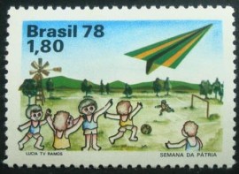 Selo comemorativo do Brasil de 1978 - C 1049 N