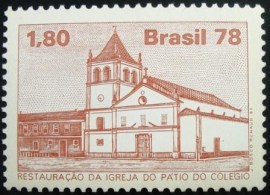 Selo comemorativo do Brasil de 1978 - C 1050 M