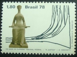 Selo postal do Brasil de 1978 STF - C 1051 N