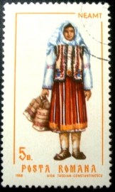 Selo postal da Romênia de 1968 Neamț