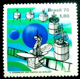 Selo postal comemorativo do Brasil de 1978 - C 1054 N