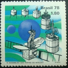Selo postal comemorativo do Brasil de 1978 - C 1054 N