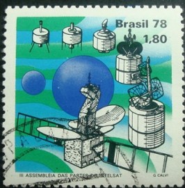 Selo postal comemorativo do Brasil de 1978 - C 1054 U
