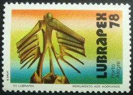 Selo postal comemorativo do Brasil de 1978 - C 1055 A M