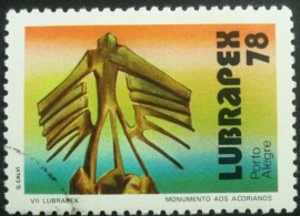 Selo postal comemorativo do Brasil de 1978 - C 1055 A U