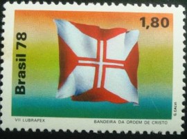 Selo postal do Brasil de 1978 Ordem de Cristo