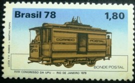 Selo postal comemorativo do Brasil de 1978 - C 1061 M
