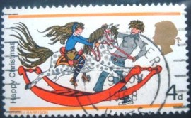 Selo postal do Reino Unido de 1964 Rocking Horse