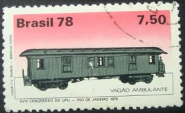 Selo postal comemorativo do Brasil de 1978 - C 1063 U