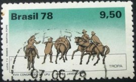 Selo postal comemorativo do Brasil de 1978 - C 1065 U