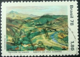 Selo postal comemorativo do Brasil de 1978 - C 1070 U
