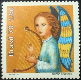 Selo postal comemorativo do Brasil de 1978 - C 1072 N