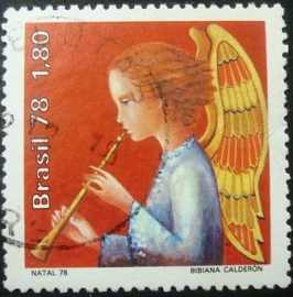 Selo postal comemorativo do Brasil de 1978 - C 1073 U