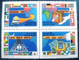 Série de selos postais do Brasil de 1989 20 Anos da ECT