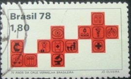 Selo postal comemorativo do Brasil de 1978 - C 1075 U