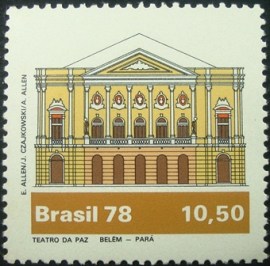 Selo postal comemorativo do Brasil de 1978 - C 1076 M