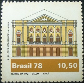 Selo postal comemorativo do Brasil de 1978 - C 1076 N