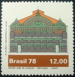 Selo postal comemorativo do Brasil de 1978 - C 1077 M