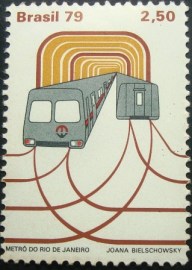 Selo postal comemorativo do Brasil de 1979 - C 1079 N