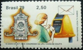 Selo postal comemorativo do Brasil de 1979 - C 1081 U