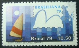 Selo postal comemorativo do Brasil de 1979 - C 1087 M