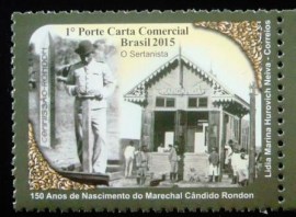 Selo postal do Brasil de 2015 O Sertanista