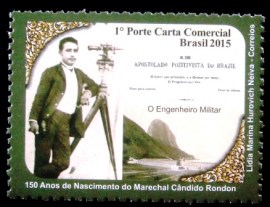 Selo postal do Brasil de 2015 O Engenheiro Militar