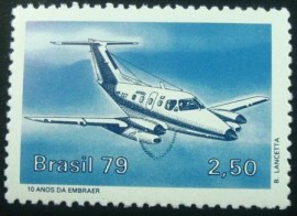 Selo postal comemorativo do Brasil de 1979 - C 1102 N