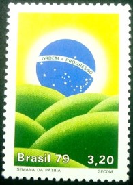 Selo postal comemorativo do Brasil de 1979 - C 1103 N